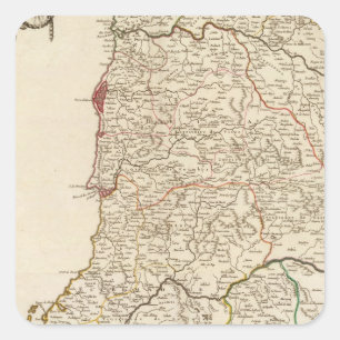 Portugal Quadratischer Aufkleber