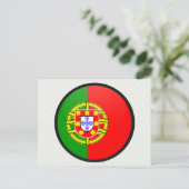 Portugal: Qualitätsflaggenkreislauf Postkarte (Stehend Vorderseite)