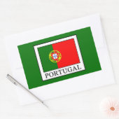 Portugal Rechteckiger Aufkleber (Umschlag)