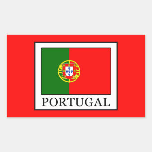 Portugal Rechteckiger Aufkleber