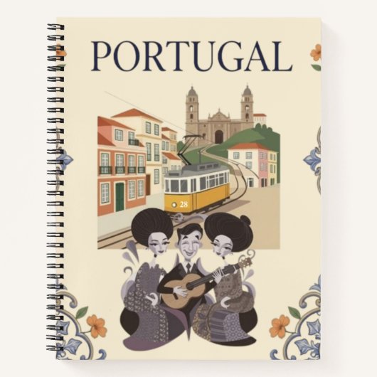 Portugal Reiseheft Notizblock (Vorderseite)