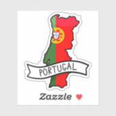 Portugal Reisen Vinyl Sticker (Blatt)