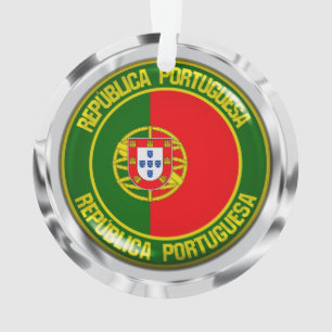 Portugal Runde Emblem Ornament