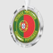 Portugal Runde Emblem Ornament (Vorderseite)