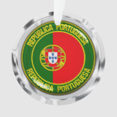 Portugal Runde Emblem Ornament (Vorderseite)