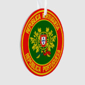 Portugal Runde Emblem Ornament (Vorderseite)