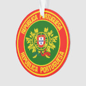 Portugal Runde Emblem Ornament (Vorderseite)