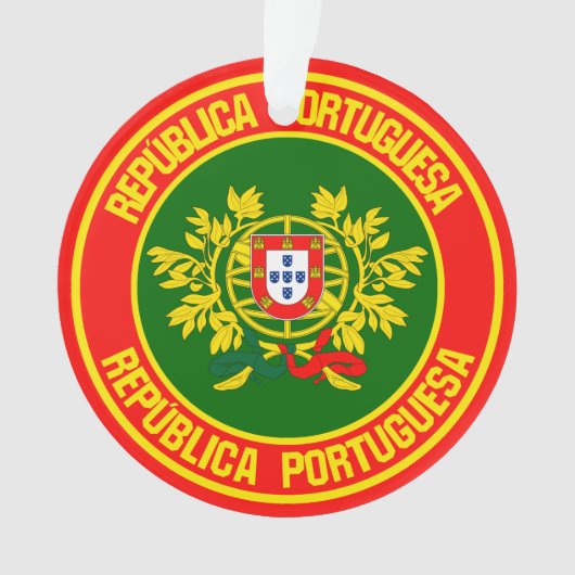 Portugal Runde Emblem Ornament (Vorderseite)