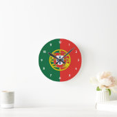 Portugal Runde Wanduhr (Zuhause)