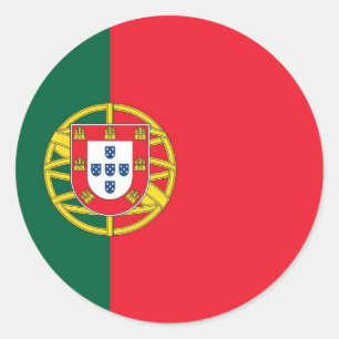 PORTUGAL RUNDER AUFKLEBER