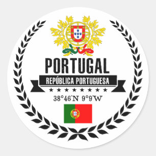 Portugal Runder Aufkleber