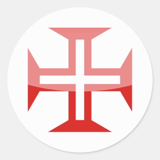 portugal runder aufkleber (Vorderseite)