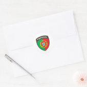 Portugal Runder Aufkleber (Umschlag)