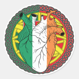 Portugal Saint Patricks Irland Runder Aufkleber
