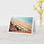 Portugal, Sandstrand Karte (Gelbe Blume)