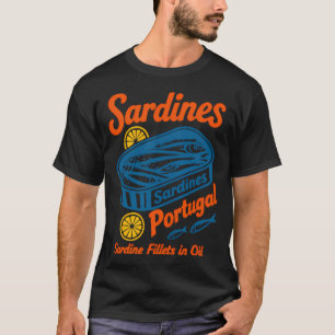 Portugal Sardinen-Dosen-Kunst â€” Vintage-Stil-Mee T-Shirt