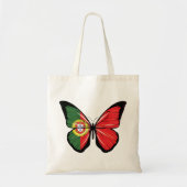 Portugal Schmetterlingsflagge Tragetasche (Vorne)