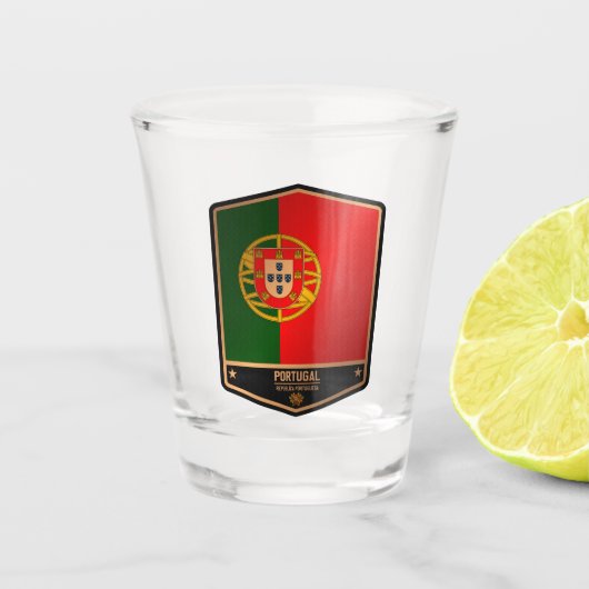 Portugal Schnapsglas (Vorderseite)