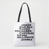 Portugal Shopping Bag Tasche. Guten Morgen Tasche (Vorderseite)