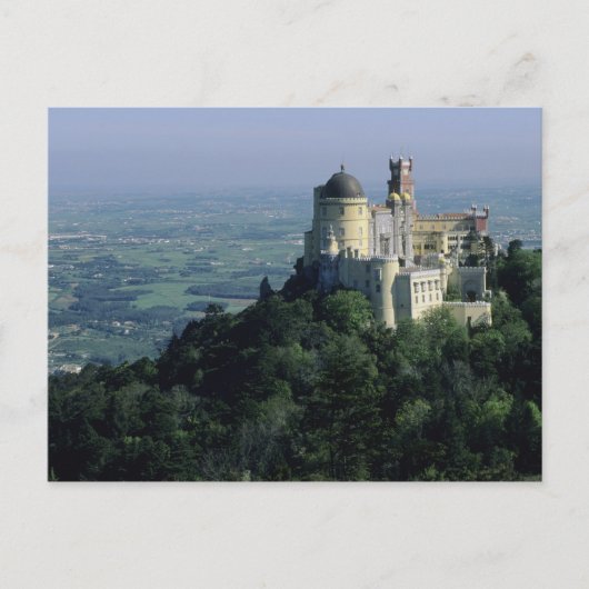 Portugal, Sintra, Pena Palace, auf der Serra da Postkarte (Vorderseite)