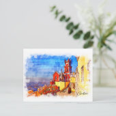 Portugal, Sintra, Pena Palace Postkarte (Stehend Vorderseite)