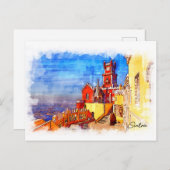 Portugal, Sintra, Pena Palace Postkarte (Vorne/Hinten)