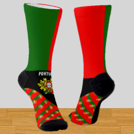 Portugal Socken, portugiesische Fahnen / Sport Socken