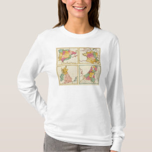 Portugal, Spanien, Deutschland, England, Scottland T-Shirt