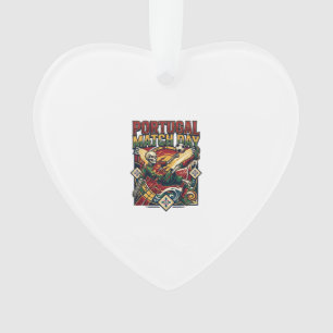 Portugal Spieltag Skelett Stürmer Nationen Land Ornament