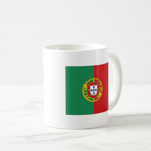 Portugal-Staatsflagge Kaffeetasse (VorderseiteRechts)