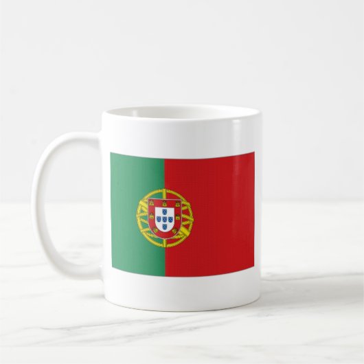 Portugal-Staatsflagge Kaffeetasse (Links)