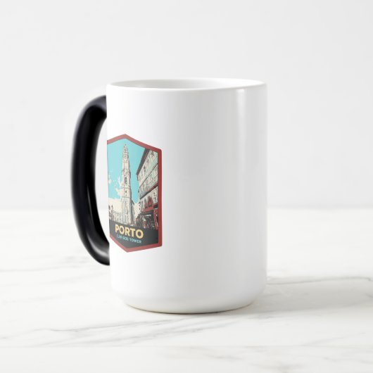 Portugal, Stadt Porto, Turm Clerigos Verwandlungstasse (Vorderseite Links)