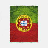 Portugal städtische Grunge-Flaggen-Fleece-Decke Fleecedecke (Vorderseite)