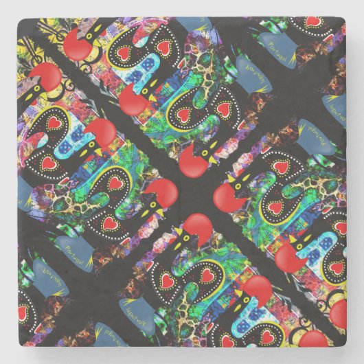 Portugal Steinuntersetzer (Vorderseite)