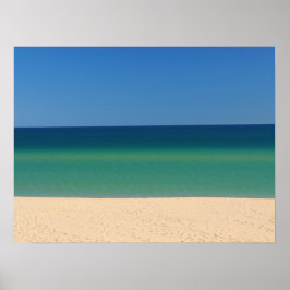 Portugal: Strand, Blau, Wasser Poster