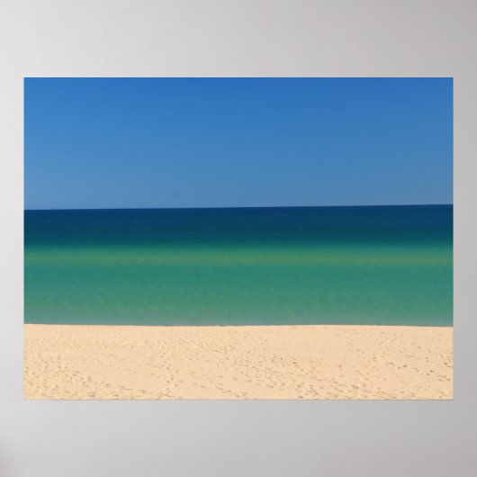 Portugal: Strand, Blau, Wasser Poster (Vorne)