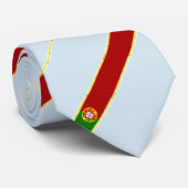Portugal stripes Flagge Krawatte (Gerollt)