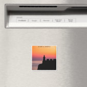 Portugal Sunset Lighthouse Coordinates Magnet – Co (In Situ (Geschirrspüler))