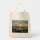 Portugal Sunset Serenity Tote Bag Tragetasche (Vorne)