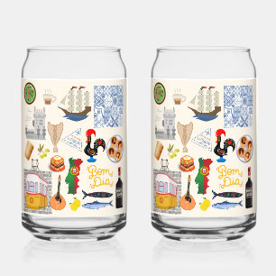 Portugal Symbole für Reisende Dosenglas