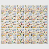 Portugal Symbole für Reisende Geschenkpapier (Flach)