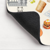 Portugal Symbole für Reisende Mousepad (Ecke)