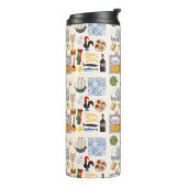 Portugal Symbole für Reisende Thermosbecher (Nach links gedreht)