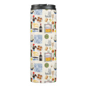 Portugal Symbole für Reisende Thermosbecher (Rückseite)