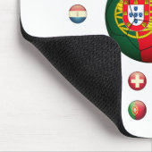 Portugal-T - Shirt D7 Mousepad (Ecke)