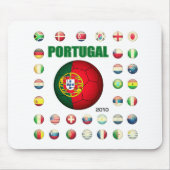 Portugal-T - Shirt D7 Mousepad (Vorne)