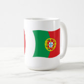Portugal Tasse der Flagge (VorderseiteRechts)