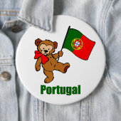 Portugal-Teddybär-Knopf Button (Beispiel)