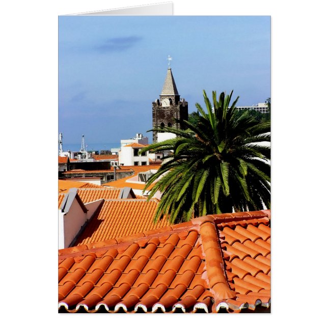 (Portugal) Terracotta Rooftops Card (Vorne)