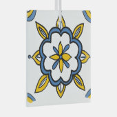 PORTUGAL TILES ORNAMENT AUS GLAS (Vorderseite Rechts)